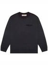 Logo Crew Neck Sweatshirt Black - FEAR OF GOD ESSENTIALS - BALAAN 2