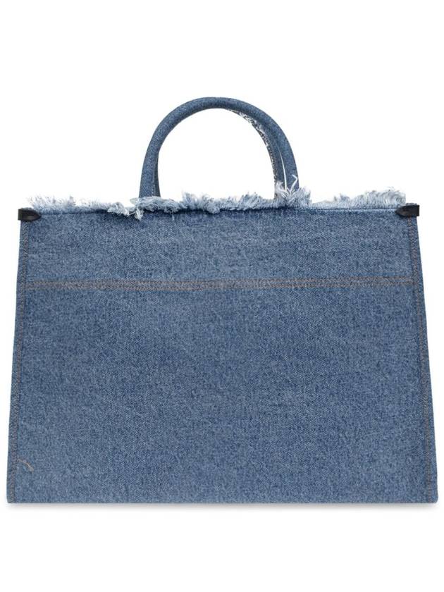 Tote Bag LWBGTC00FRDEE24 254 DENIM BLUE - LANVIN - BALAAN 4