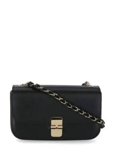 Grace Baquette Calfskin Small Cross Bag Black - A.P.C. - BALAAN 2