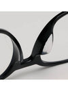 Blue light blocking glasses frame TF5695FB 001 Resin wear round black horn rim Asian fit - TOM FORD - BALAAN 6