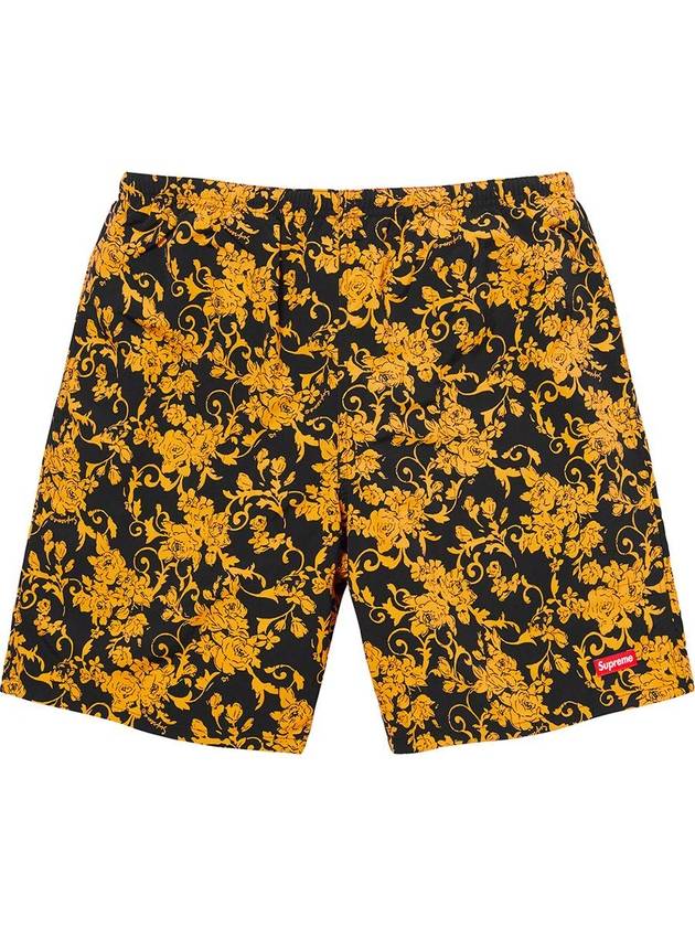 Nylon Water Short Black Floral - SUPREME - BALAAN 2