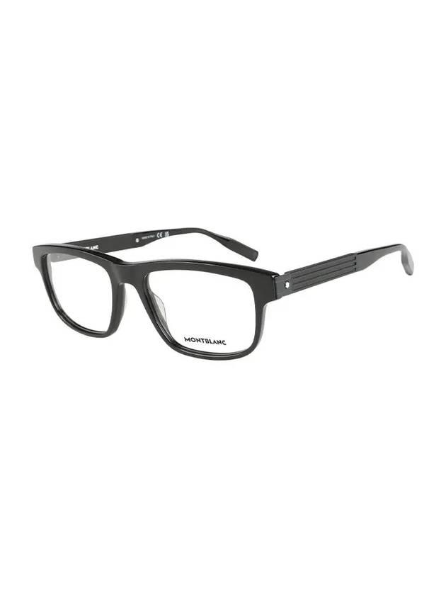 Square Acetate Eyeglasses Black - MONTBLANC - BALAAN 3