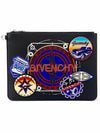 Patch decorated clutch BK600JK 13E - GIVENCHY - BALAAN 1