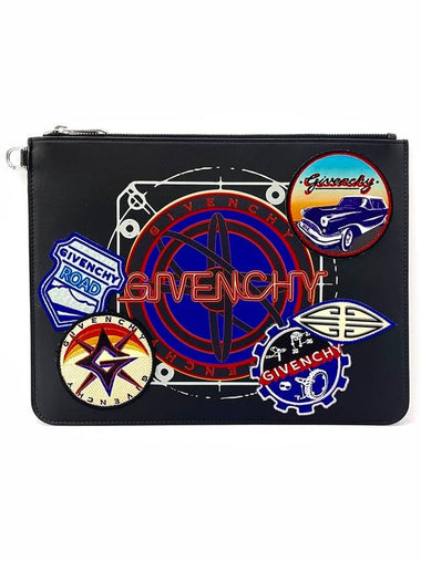 Patch decorated clutch BK600JK 13E - GIVENCHY - BALAAN 1