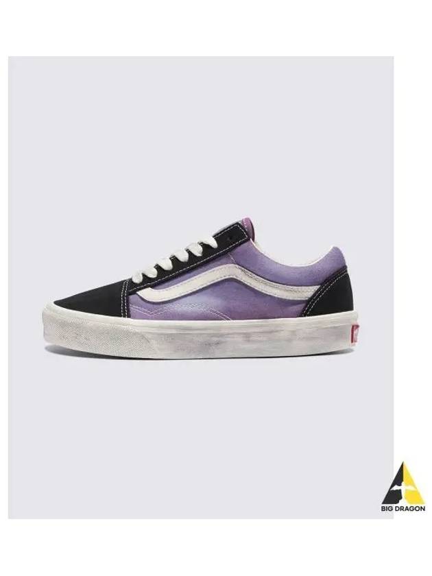 Old School Wave Washed Purple VN000CR5PRP1 - VANS - BALAAN 1