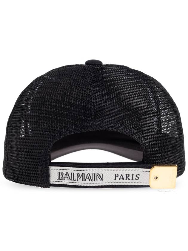 Balmain Cap With Logo, Women's, Black - BALMAIN - BALAAN 3