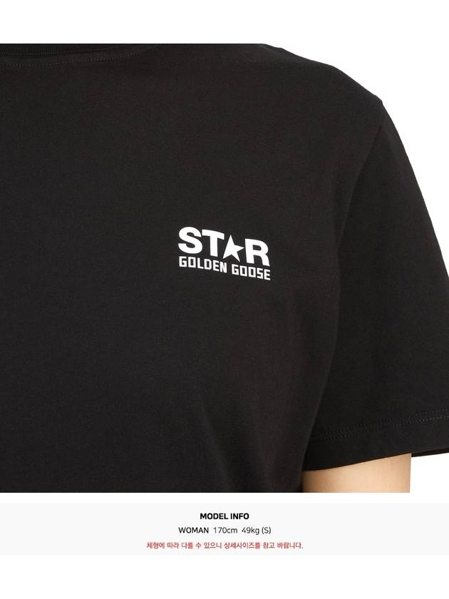 Back Big Star Short Sleeve T-Shirt Black - GOLDEN GOOSE - BALAAN 10