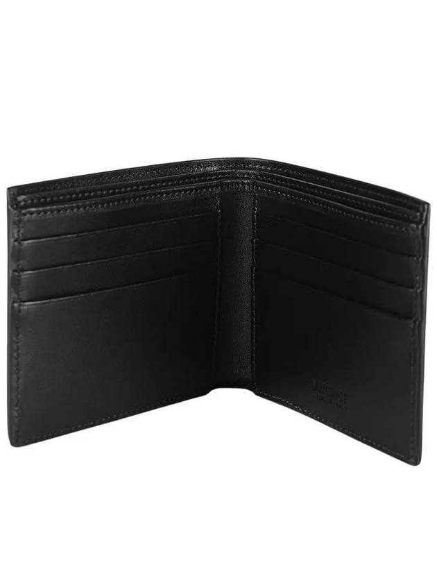 Medusa Head Pattern Stud Bifold Half Wallet Black - VERSACE - BALAAN 4