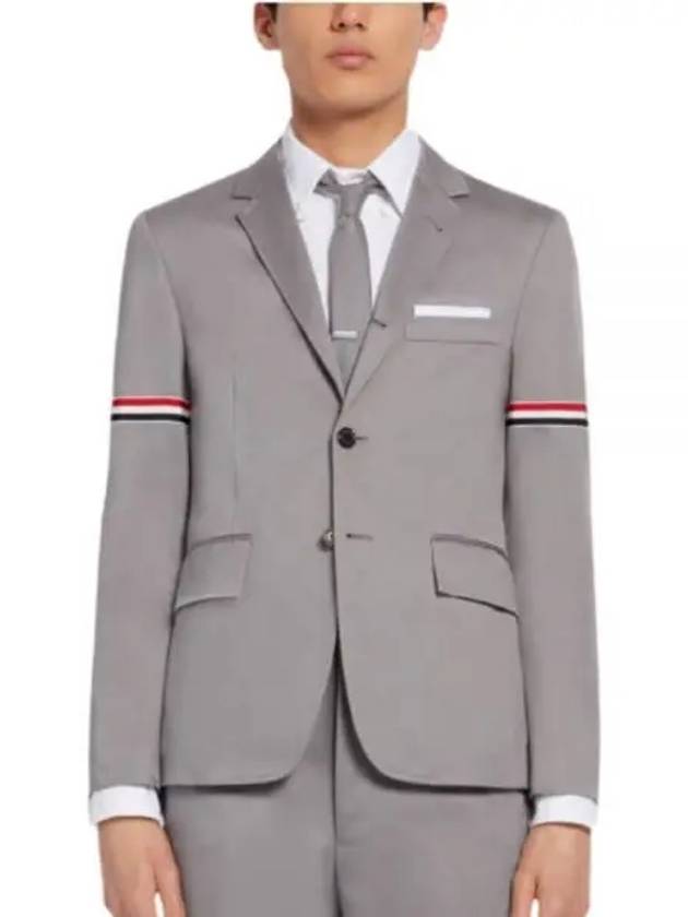 Armband Unconstructed Classic Jacket Navy Grey - THOM BROWNE - BALAAN 2