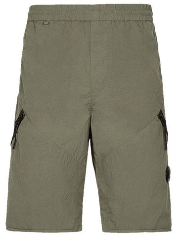 Chrome R Multi-Pocket Bermuda Shorts Green - CP COMPANY - BALAAN 1