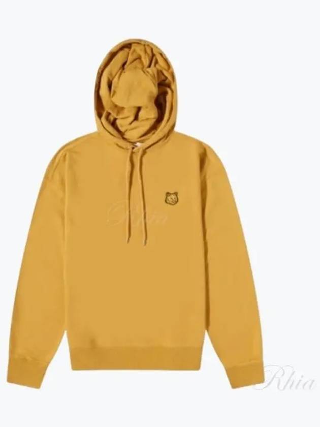 Bold Fox Head Patch Oversize Hoodie Yellow - MAISON KITSUNE - BALAAN 2