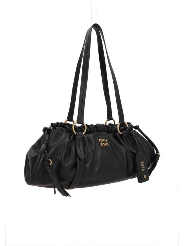 Joie Nappa Leather Tote Bag Black - MIU MIU - BALAAN 3