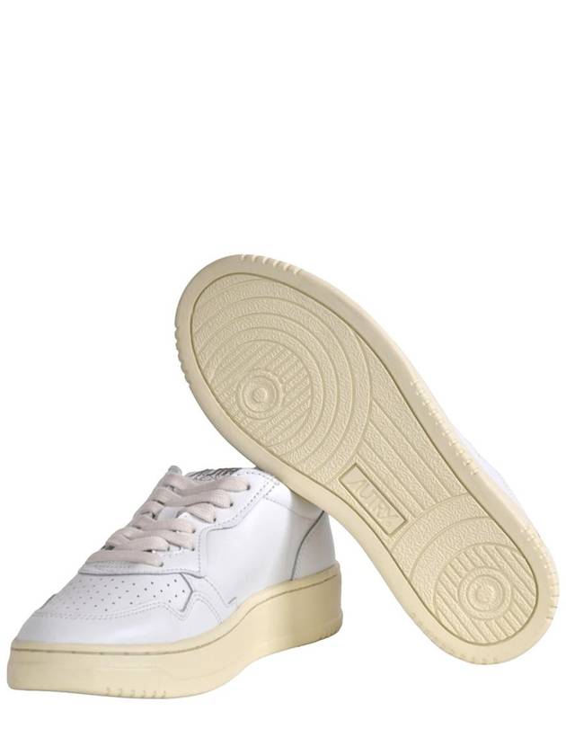 Medalist Leather Low Top Sneakers White - AUTRY - BALAAN 4