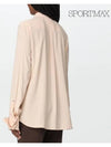 Sportmax YEN silk blend blouse pink YEN 2321160139 015 - MAX MARA - BALAAN 9