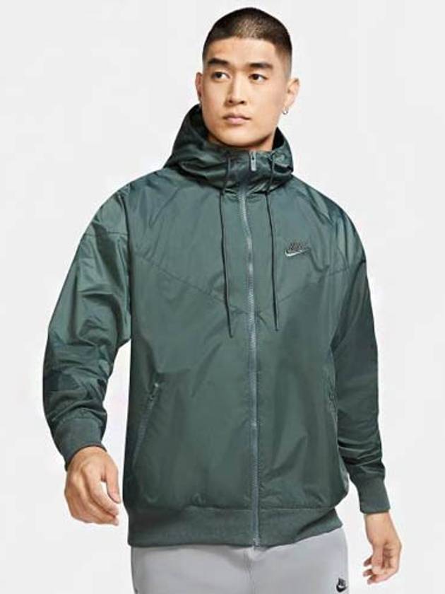 01-AR2191-384--Wind Runner Hooded Jacket-Dark Green - NIKE - BALAAN 1