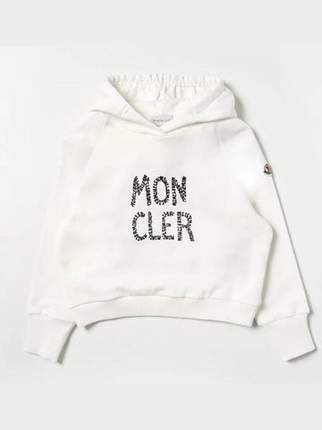 Kids Print Hooded T Shirt 8G00006899PS 034 - MONCLER - BALAAN 1