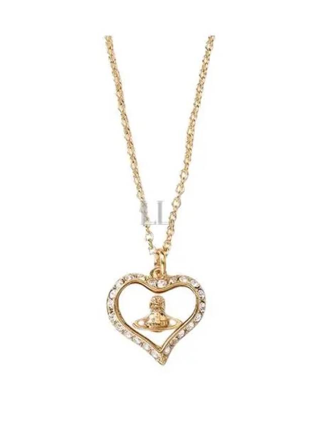 Petra Heart Logo Necklace Gold - VIVIENNE WESTWOOD - BALAAN 2