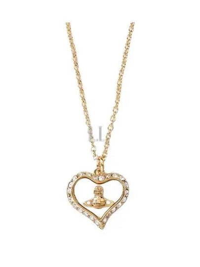 Petra Heart Logo Necklace Gold - VIVIENNE WESTWOOD - BALAAN 2