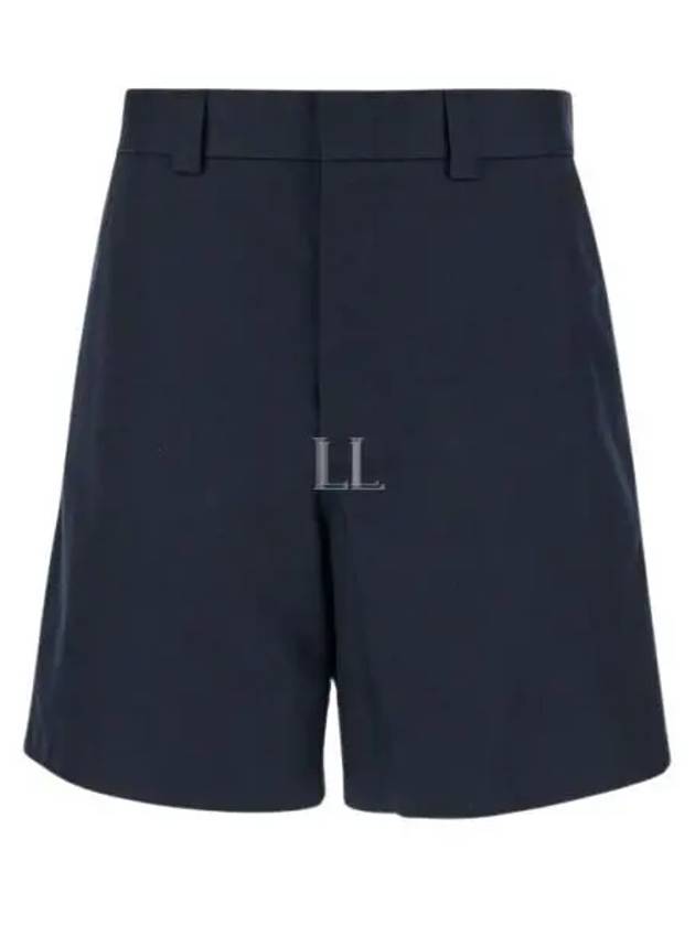 Double Cotton Shorts Dark Blue - GUCCI - BALAAN 2