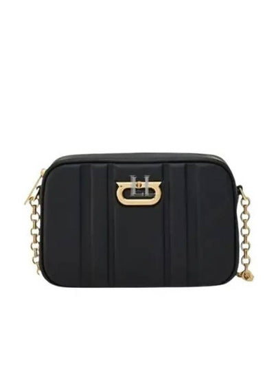 Gancini Camera Case Cross Bag Black - SALVATORE FERRAGAMO - BALAAN 2