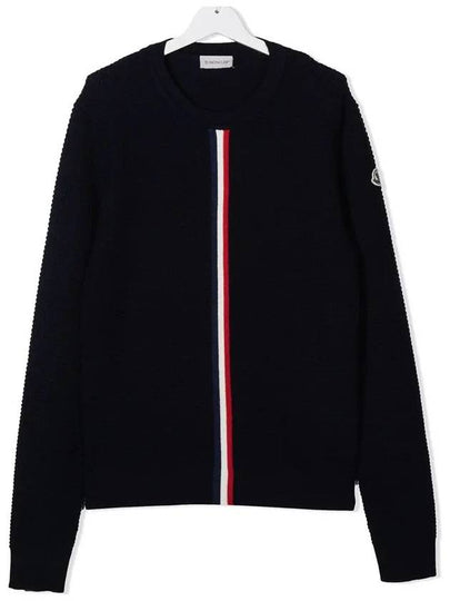 Kids Logo Patch Three Stripes Knit 9C710 20 A9385 778 - MONCLER - BALAAN 2