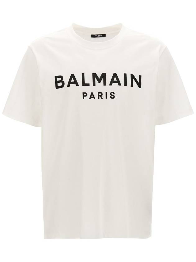 Balmain Logo Print T-Shirt - BALMAIN - BALAAN 1