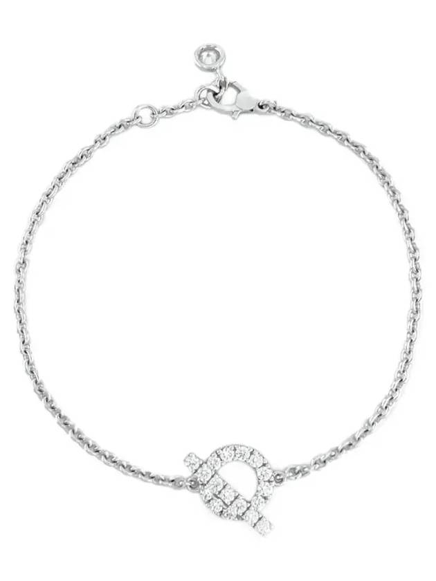 Finesse bracelet ST 18K white gold diamond 4HA0902 - HERMES - BALAAN 2