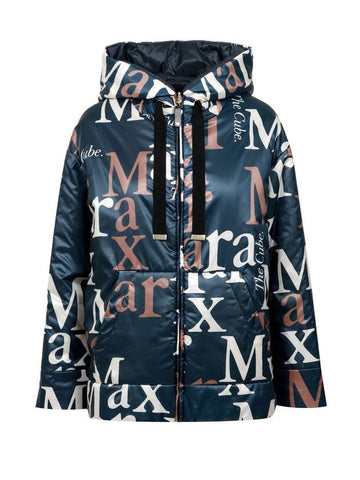 Maxi Water Repellent Reversible Padding Navy - MAX MARA - BALAAN 1