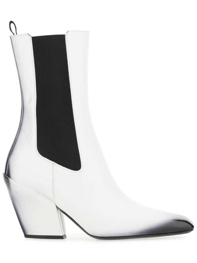 pointed toe Chelsea boots white - PRADA - BALAAN 2