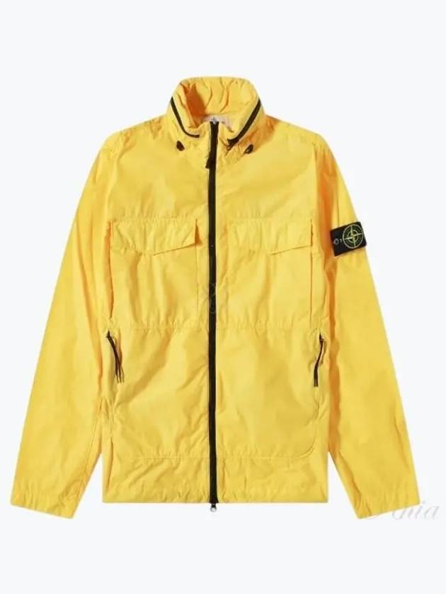 Waffen Naslan Light Watro Zip-up Jacket Yellow - STONE ISLAND - BALAAN 2