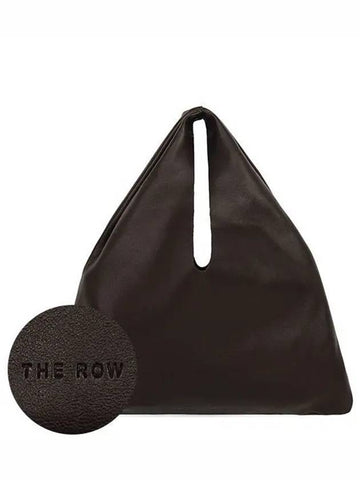 Chocolate Small Bindle Tote Bag W1682L108 CHOA 1209751 - THE ROW - BALAAN 1