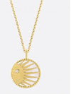 Rose Celeste Medal Necklace Gold - DIOR - BALAAN 2