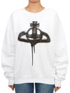 Spray ORB Raglan Sweatshirt White - VIVIENNE WESTWOOD - BALAAN 2