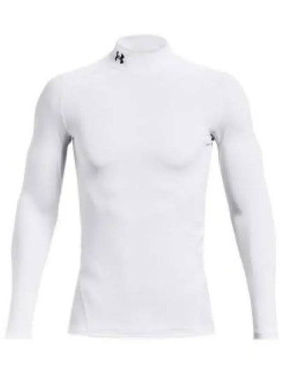 Cold Gear Armor Compression Mock Long Sleeve T-Shirt White - UNDER ARMOUR - BALAAN 2