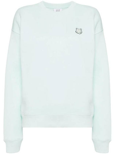 Bold Fox Head Patch Comfort Sweatshirt Peppermint - MAISON KITSUNE - BALAAN 1