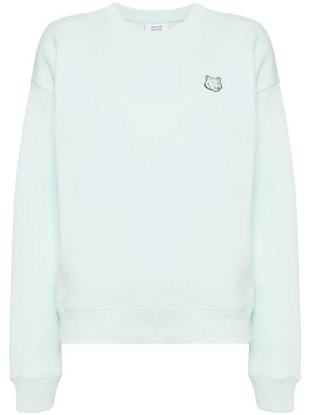 Bold Fox Head Patch Comfort Sweatshirt Peppermint - MAISON KITSUNE - BALAAN 1