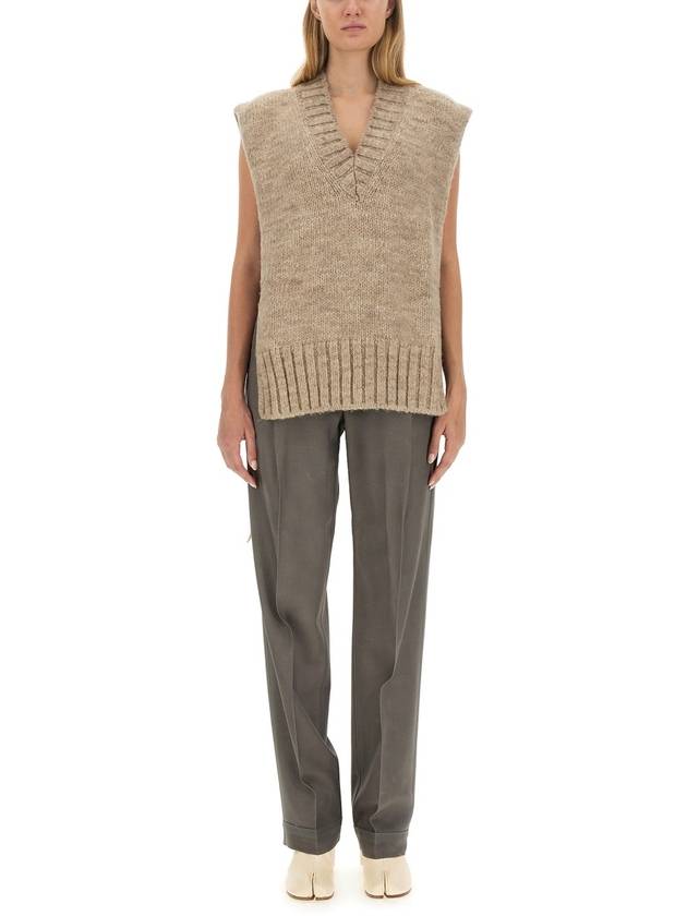 Botanical Dye Knit Vest Light Brown - MAISON MARGIELA - BALAAN 3