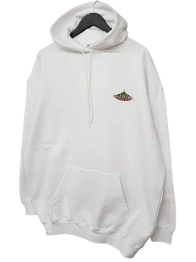 Bonjour Oversized Hoodie White - BALENCIAGA - BALAAN 4