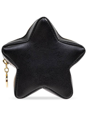 Stella McCartney Pouch With Keychain, Women's, Black - STELLA MCCARTNEY - BALAAN 1