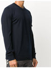 Light Wool Crewneck Knit Top Dark Navy - STONE ISLAND - BALAAN 4