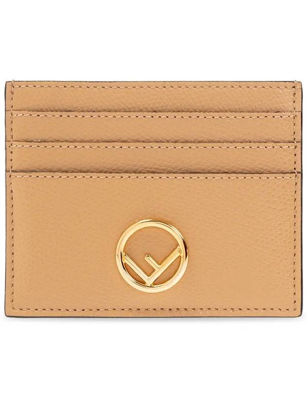 Signature Logo Card Wallet Beige - FENDI - BALAAN 1