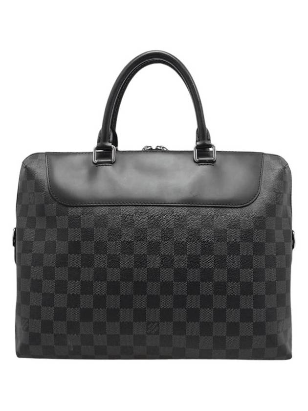 Women s N48260 Damier Graphite Canvas Porte Documung Jour Tote Bag Strap Built in Chip - LOUIS VUITTON - BALAAN 3