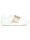 Hidden Open Low Top Sneakers White - VALENTINO - BALAAN.