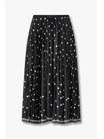 30 9 29 Women s Dot Pleated Banding Skirt Black - PAUL SMITH - BALAAN 1