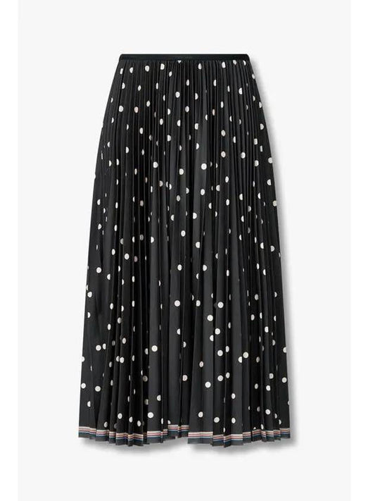 Women s Dot Pleated Banding Skirt Black - PAUL SMITH - BALAAN 1