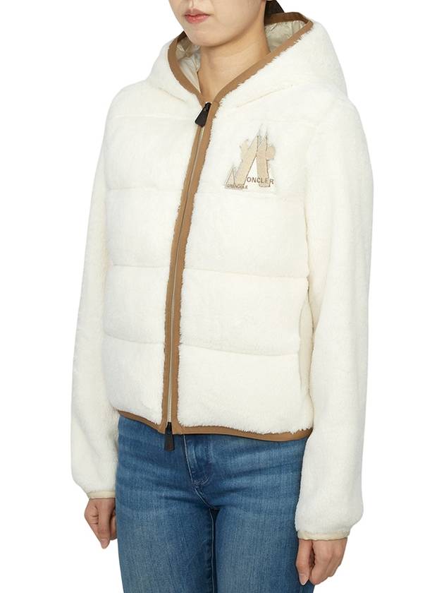 Grenoble Women s Hooded Padded Zip up Cardigan 8G00009 899ML 034 - MONCLER - BALAAN 3