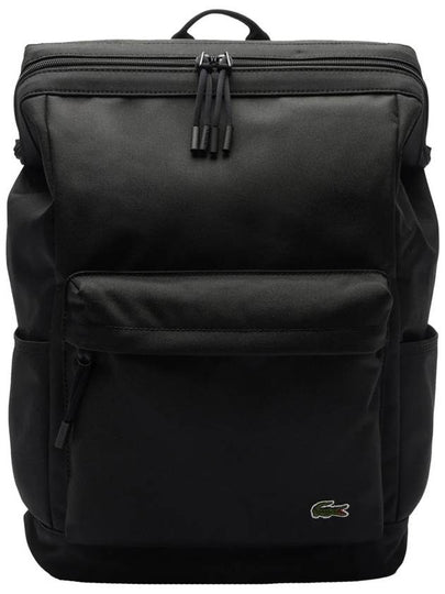 Neo Croc Rectangular Backpack Black - LACOSTE - BALAAN 2