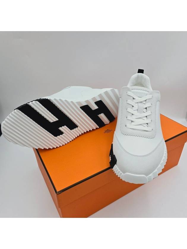 Bouncing Men s Sneakers White Blanc H242810Z90 - HERMES - BALAAN 9