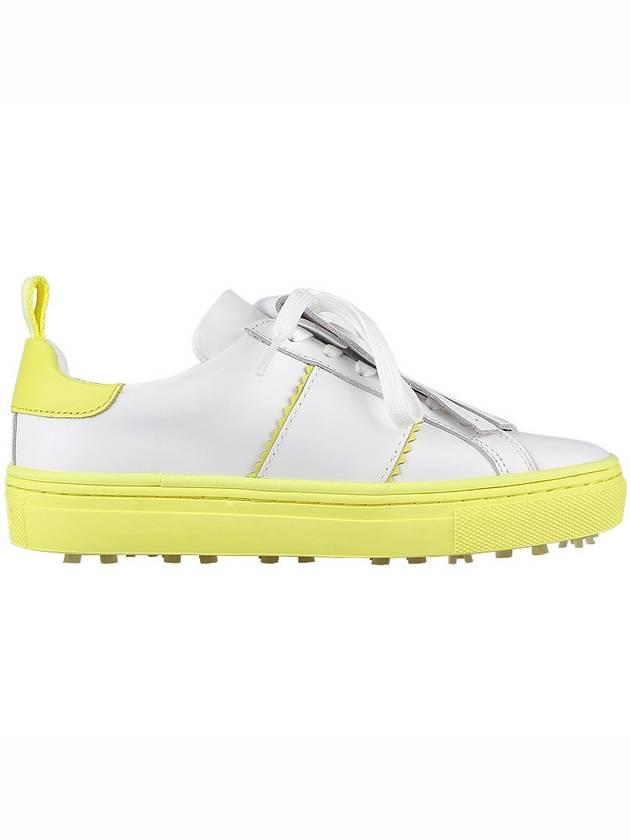 Contrast Accent Kiltie Durf Golf Spikeless Yellow White - G/FORE - BALAAN 5