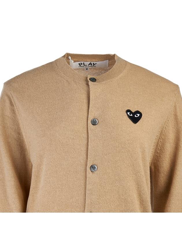 Heart Waffen Cardigan AX N023 051 3 LIGHT CAMEL - COMME DES GARCONS - BALAAN 4